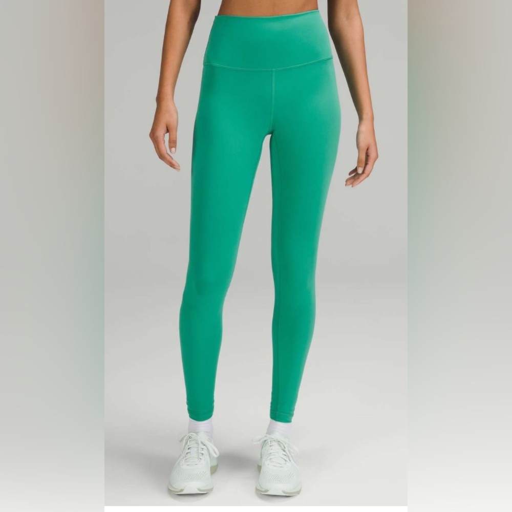 NWOT Lululemon Wunder Train High-Rise Tight 28" Maldives Green - Picture 1 of 5